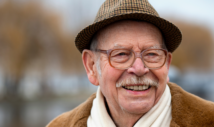 Portret van een oudere Nederlandse man